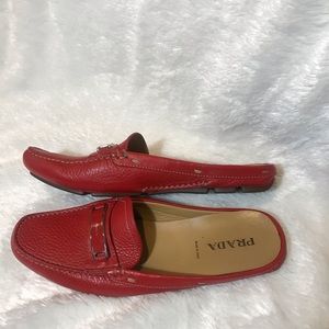 Prada Red Slides